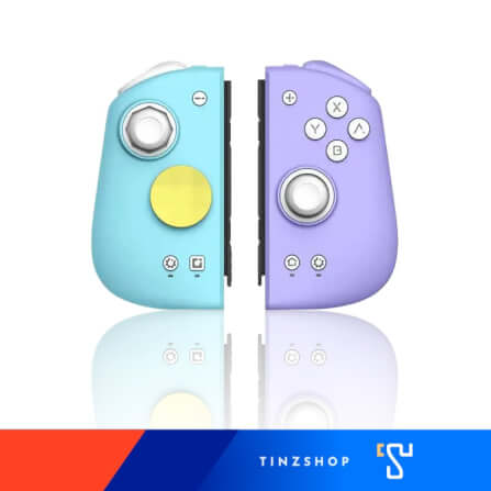 จอยเกมไร้สาย Mobapad Gemini M6S สีพาสเทล ม่วง/ฟ้า_1